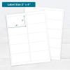 PrintWorks Mailing Labels for Inkjet or Laser Printers or Copiers, Label Size 2” x 4”, 10 Labels per Sheet: 12 sheets, 120 Labels per Pack (00673)(120 Labels)