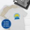 PrintWorks Printable Iron on Heat Transfer Paper for Light Fabrics & T-Shirts, 8.5” x 11”, 10 Sheets, Easily DIY, Made in the USA(1900 Sheets)