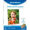 Printworks Matte Photo Paper for Inkjet Printers, Printable on Both Sides, 6.5 mil, 8.5 x 11 inches, 80 Sheets (00426-6)(Standard Weight)