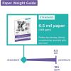 Printworks Matte Photo Paper for Inkjet Printers, Printable on Both Sides, 6.5 mil, 8.5 x 11 inches, 80 Sheets (00426-6)(Standard Weight)