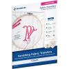 Printworks Vanishing Embroidery Transfers, for White/Light-Colored Fabrics, 12 Sheets, Inkjet, 8.5 x 11 (00524)(5 Sheets)