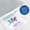Printworks White Cardstock, 67 lb, 92 Bright, FSC Certified, Perfect for School and Craft Projects, 8.5 x 11 Inch, 250 Sheets (00554),White, 250 Sheets