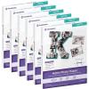 PrintWorks Matte Photo Paper, For Use with Inkjet Printers, Printable on Both Sides, Standard 6.5 mil, 8.5” x 11”, 6 Pack Bundle, 480 Sheets (00426-6C)