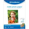 Printworks Matte Photo Paper for Inkjet Printers, Printable on Both Sides, 6.5 mil, 8.5 x 11 inches, 80 Sheets (00426-6)(Heavyweight)