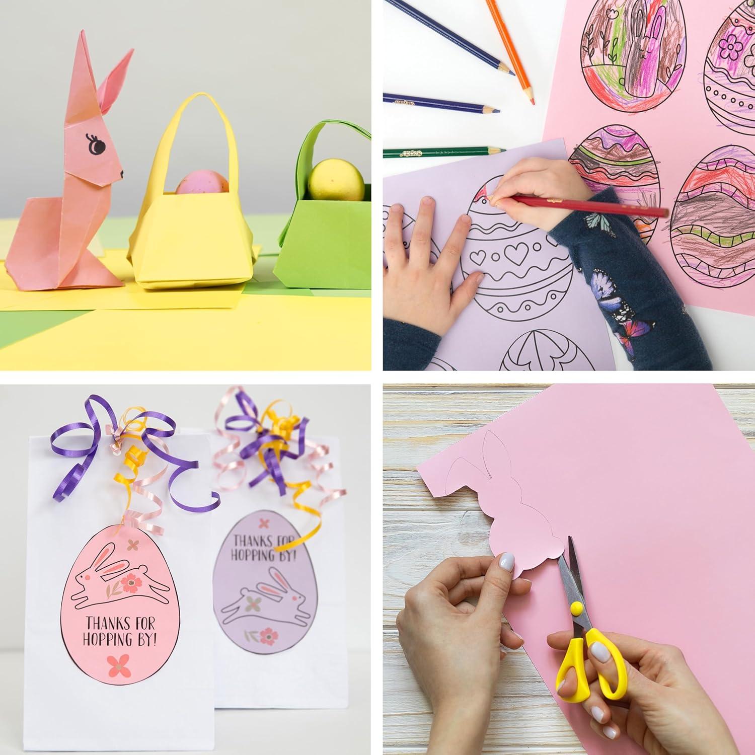 imagePrintWorks Easter Paper 85quot x 11quot  300 Sheets  5 Assorted Pastel Paper Colors  30 Recycled  Ideal for School ampamp Craft Projects  Made in The USA  SFI Certified  20 lb75 GSM 00586