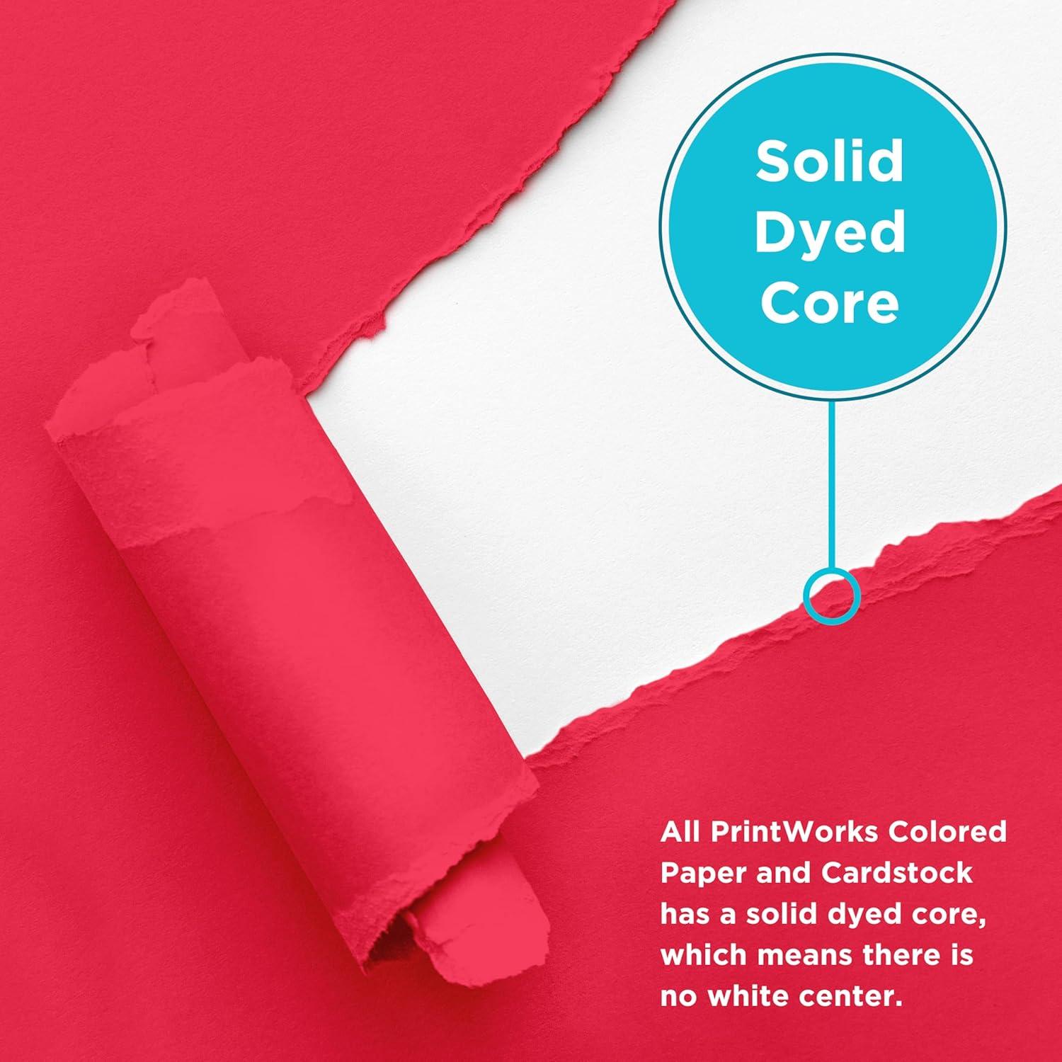 imagePrintWorks Valentine Cardstock 85quot x 11quot  50 Sheets  3 Assorted Colors Red Pink ampamp White  Ideal for School ampamp Craft Projects  67 lb147 gsm ampamp 65 lb176 gsm  Made in the USA 00652