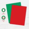 Crafted by PrintWorks Christmas Cardstock 8.5″ x 11″ – 50 Sheets – Red and Green Cardstock Paper – Ideal for School & Craft Projects – 65 lb/176 gsm – Made in the USA (00665)