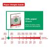 Crafted by PrintWorks Christmas Paper 8.5″ x 11″ – 100 Sheets – Red and Green Paper – Ideal for School & Craft Projects – Made in the USA – 24 lb/89 gsm – Printer and Copier Compatible (00575)