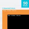 Crafted by PrintWorks Halloween Cardstock 8.5″ x 11″ – 50 Sheets – Black and Orange Cardstock Paper – Ideal for School and Craft Projects – 65 lb/176 gsm – Made in the USA (00651)