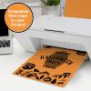 Crafted by PrintWorks Halloween Cardstock 8.5″ x 11″ – 50 Sheets – Black and Orange Cardstock Paper – Ideal for School and Craft Projects – 65 lb/176 gsm – Made in the USA (00651)