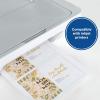 Print Works Printable White Glitter Cardstock, Perfect for Holiday School and Craft Projects, 15 Sheets, 8.5” x 11” (00514)
