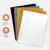PrintWorks Americana Cardstock 8.5″ x 11″ – 200 Sheets – Red, White, & Blue Cardstock Colors – Ideal for School & Craft Projects – 67 lb/147 gsm & 65 lb/176 gsm – Made in the USA (00595)(Black  Purple  Green  Orange  White)