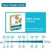 PrintWorks Americana Cardstock 8.5″ x 11″ – 200 Sheets – Red, White, & Blue Cardstock Colors – Ideal for School & Craft Projects – 67 lb/147 gsm & 65 lb/176 gsm – Made in the USA (00595)(Neon)