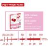 PrintWorks Valentine Cardstock 8.5″ x 11″ – 50 Sheets – 3 Assorted Colors (Red, Pink, & White) – Ideal for School & Craft Projects – 67 lb/147 gsm & 65 lb/176 gsm – Made in the USA (00652)