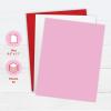 PrintWorks Valentine Cardstock 8.5″ x 11″ – 50 Sheets – 3 Assorted Colors (Red, Pink, & White) – Ideal for School & Craft Projects – 67 lb/147 gsm & 65 lb/176 gsm – Made in the USA (00652)