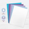 PrintWorks Winter Wonderland Cardstock 8.5″ x 11″ – 200 Sheets – 5 Assorted Winter Card Stock Colors – Ideal for School & Craft Projects – 67 lb/147 gsm & 65 lb/176 gsm – Made in the USA (00599)