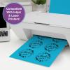 PrintWorks Winter Wonderland Cardstock 8.5″ x 11″ – 200 Sheets – 5 Assorted Winter Card Stock Colors – Ideal for School & Craft Projects – 67 lb/147 gsm & 65 lb/176 gsm – Made in the USA (00599)