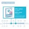 PrintWorks Winter Wonderland Cardstock 8.5″ x 11″ – 200 Sheets – 5 Assorted Winter Card Stock Colors – Ideal for School & Craft Projects – 67 lb/147 gsm & 65 lb/176 gsm – Made in the USA (00599)
