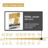 Printworks Printable Gold Glitter Cardstock, Perfect for Holiday School and Craft Projects, 15 Sheets, 8.5” x 11” (00516)