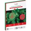 Crafted by PrintWorks Christmas Cardstock 8.5″ x 11″ – 50 Sheets – Red and Green Cardstock Paper – Ideal for School & Craft Projects – 65 lb/176 gsm – Made in the USA (00665)