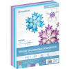 PrintWorks Winter Wonderland Cardstock 8.5″ x 11″ – 200 Sheets – 5 Assorted Winter Card Stock Colors – Ideal for School & Craft Projects – 67 lb/147 gsm & 65 lb/176 gsm – Made in the USA (00599)