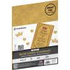 imagePrintworks Printable Gold Glitter Cardstock Perfect for Holiday School and Craft Projects 15 Sheets 85 x 11 00516
