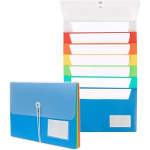 Cascading Wall Organizer for Teachers, 7 Pockets Hold Letter Size Paper, Single(Single)