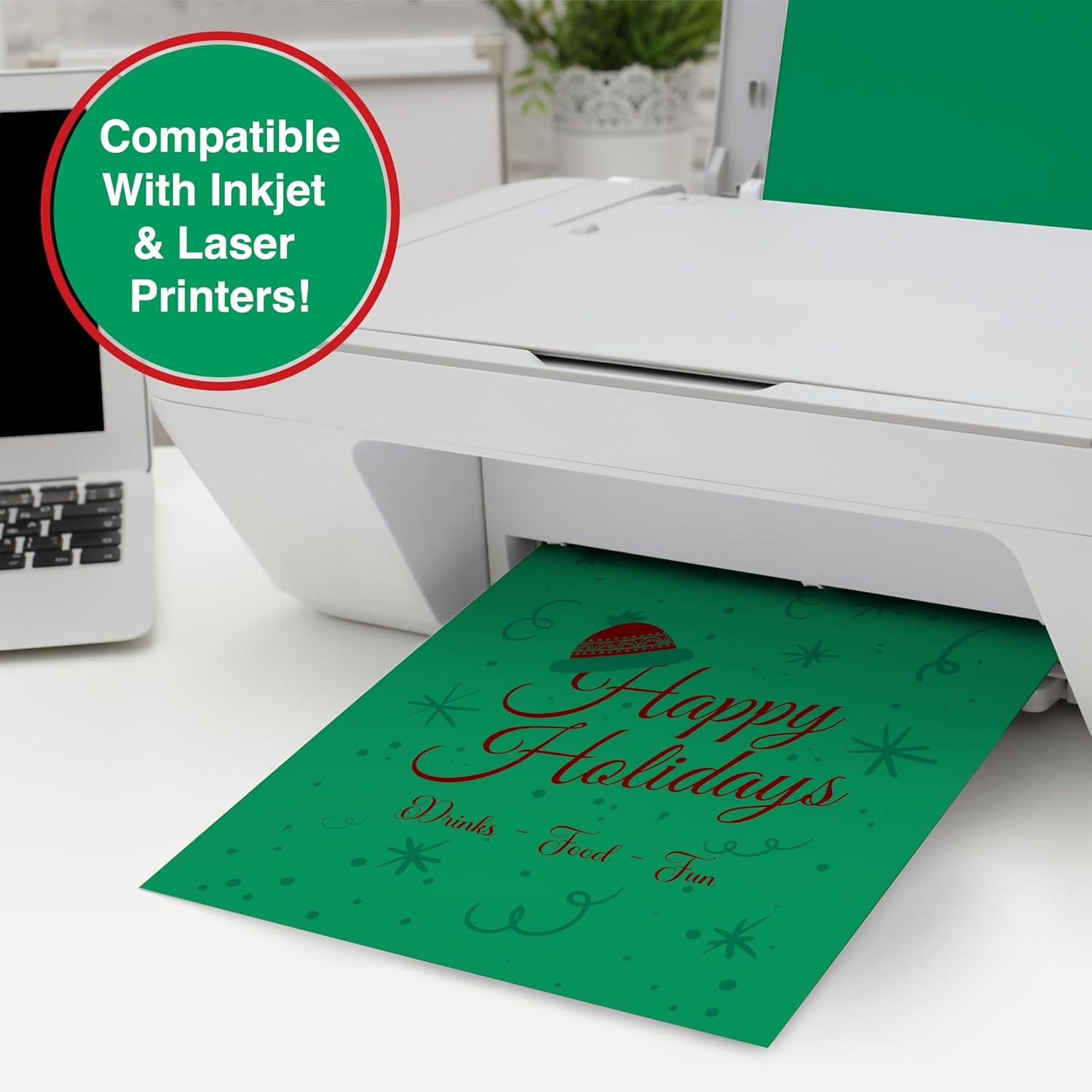 image:imagePrintWorks Holiday Paper 85 x 11 300 Sheets 3 Christmas Paper Colors Red Green amp White Ideal for School amp Craft Projects Made in The USA 24 lb89 GSM amp 28 lb105 GSM 00583